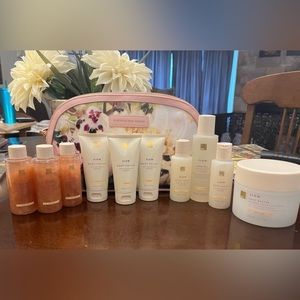 European Wax Center body beauty bundle with cosmetic bag coconut & shea